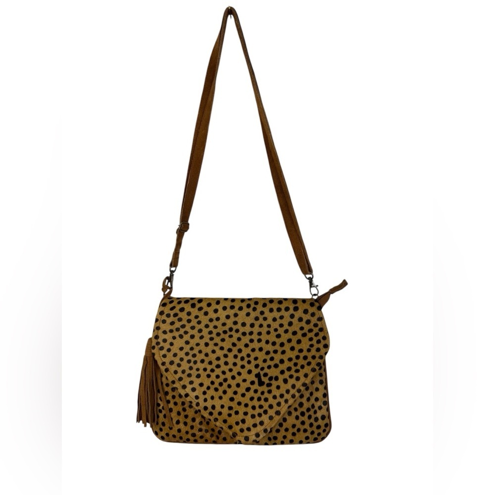 Crosstree  Lane leopard print crossbody purse.